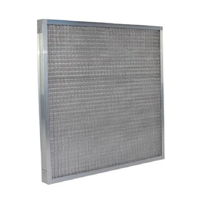 Filtro de malla metálica con marco de aluminio